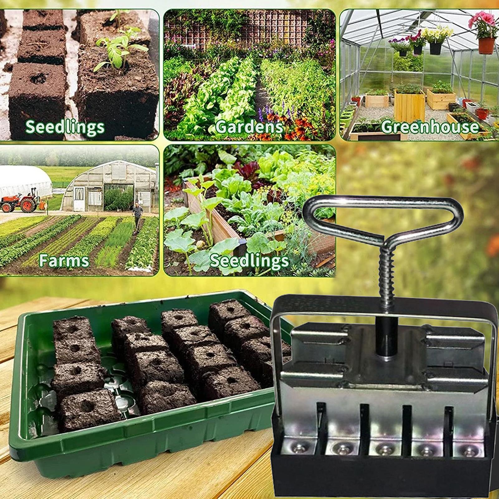 Soil Blocker Comfortable Handl - огляд і ціна Urban Farming Garden
