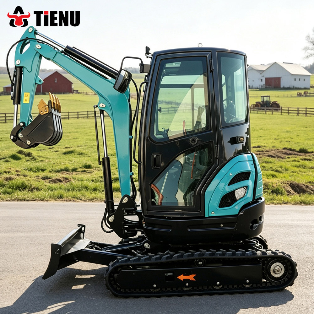 Hydraulic mini Excavator Track - огляд і ціна Urban Farming Garden